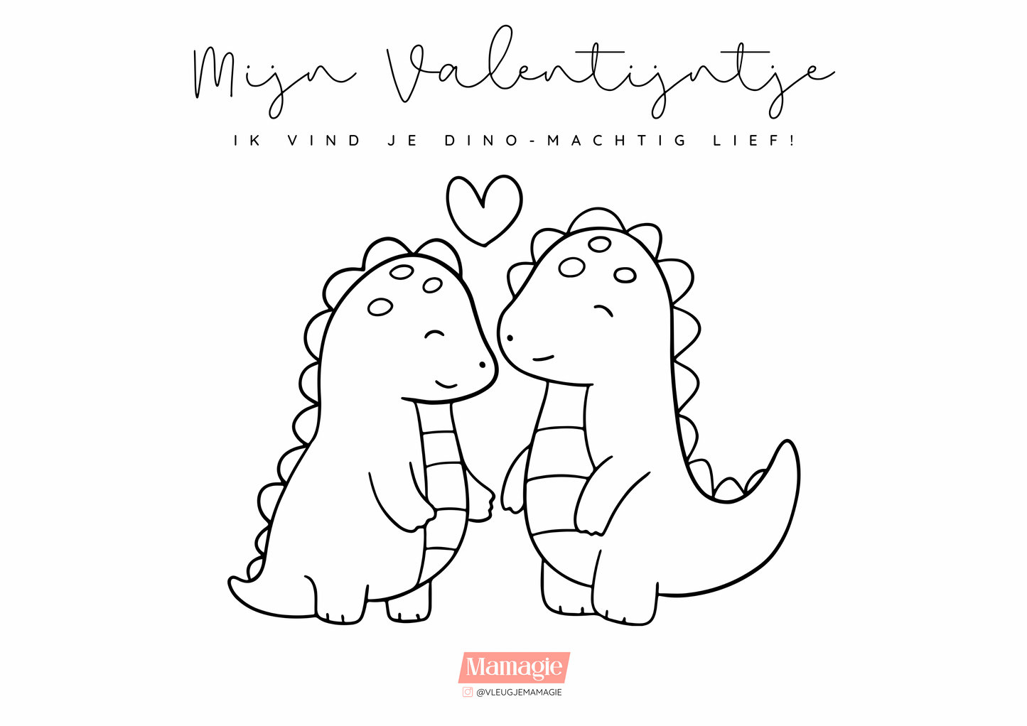 Dino-machtige Valentijn Printables! π¦π