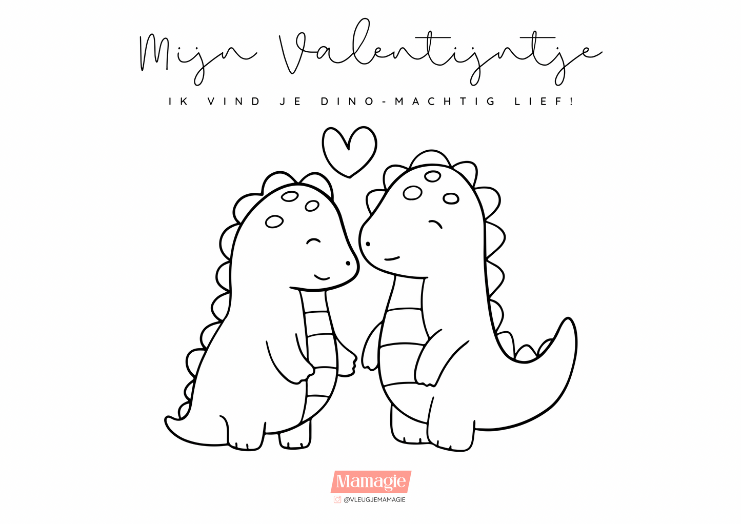 Dino-machtige Valentijn Printables! 🦖💌