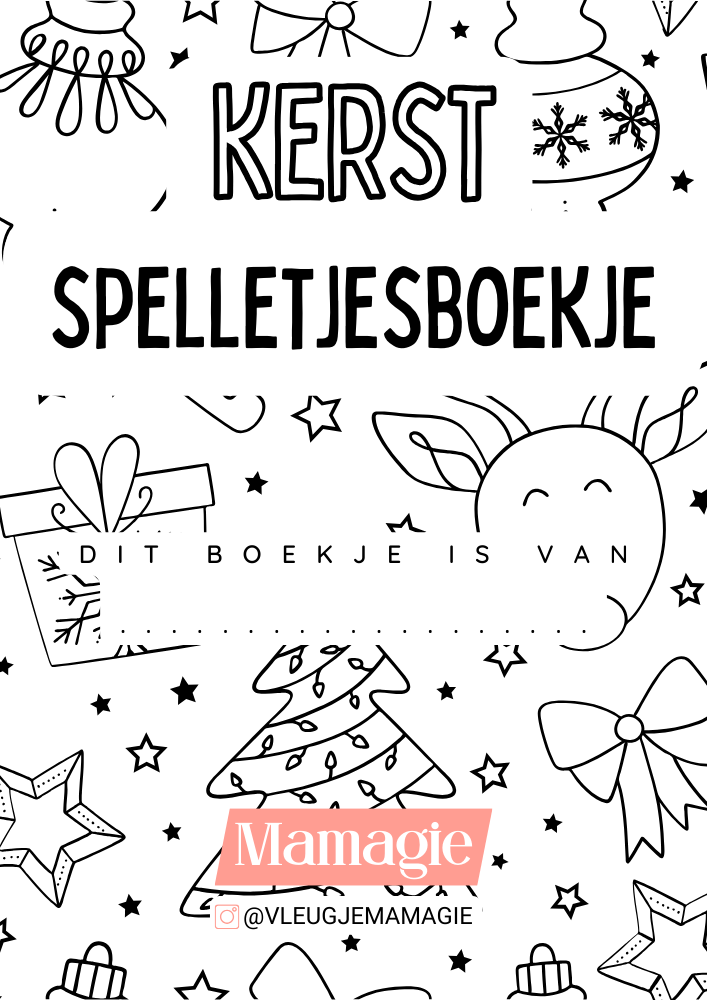 Kerst spelletjesboek